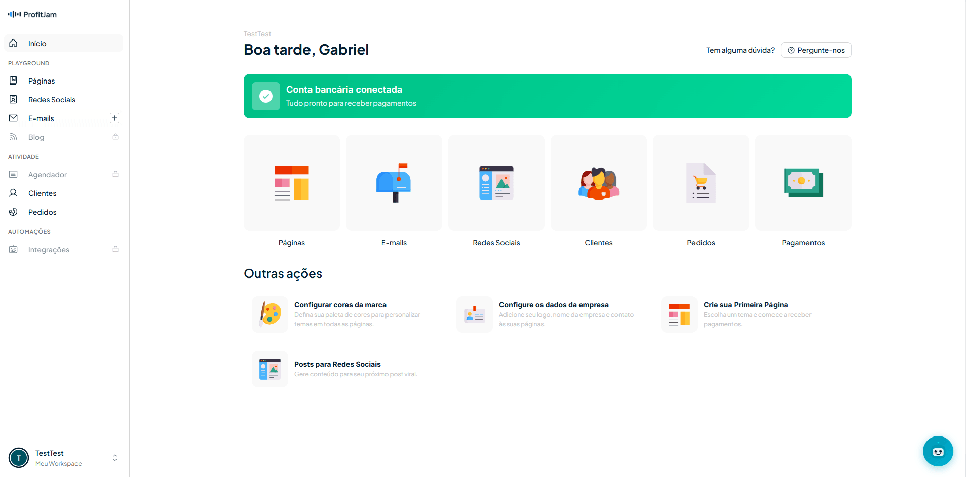 ProfitJam page builder